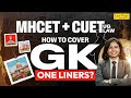 MHCET Law &amp; CUET UG 2026 How to Master GK One-Liners? | Strategy &amp; Best Books