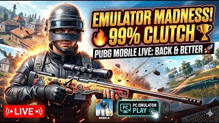 LIVE: PUBG MOBILE Emulator Gameplay! 🚀 Insane Rush & High Kills | RX Dark YT
