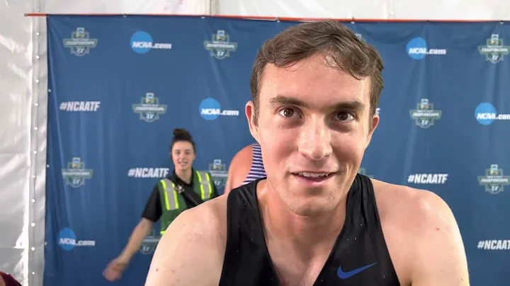 BYUs Kenneth Rooks after winning steeple prelim in...