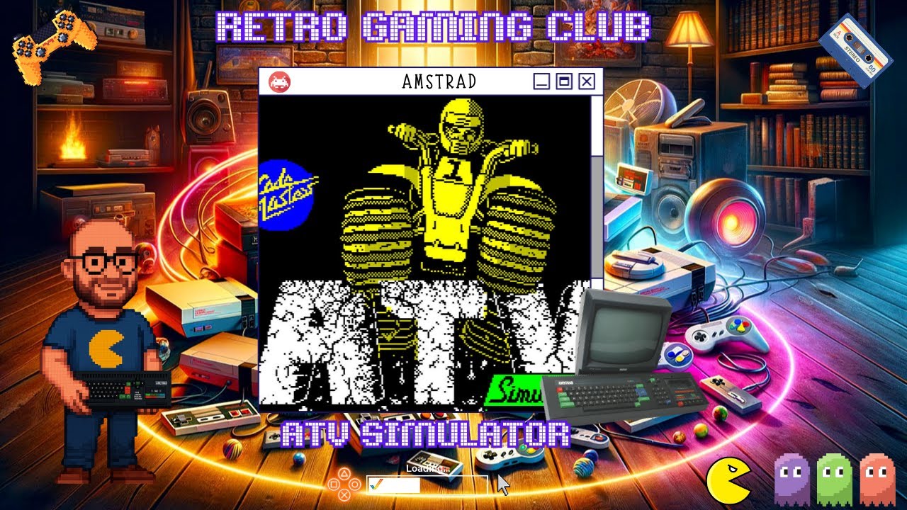 ATV Simulator | Amstrad CPC | Retro 8-Bit Off-Road Racing Action! 🏁🕹️| Review & Gameplay