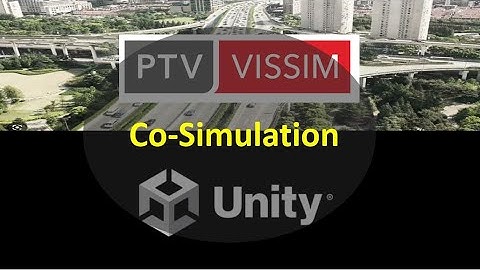 Co-Simulation of Unity and Vissim