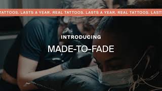 Not temporary. Not forever. Ephemeral is a real tattoo that lasts a year.