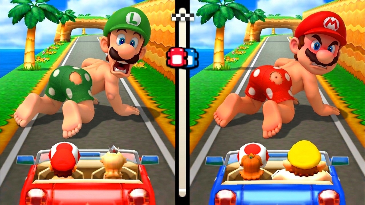 【マリオパーティ100ミニゲームコレクション】究極のミニゲームマリオVsデイジーVsロゼッタVsワリオ(最強CPU｢たつじん)