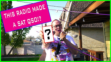 Made My First Satellite QSO ever with the TIDRADIO TD-H3!!