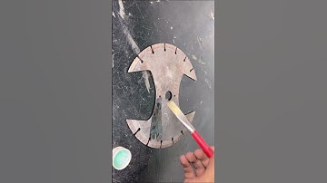 Making Double Blade axe out of rusty DISC  #diy #viral#making