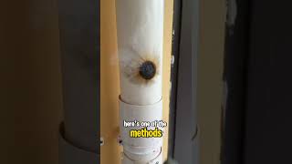Quick & Solid PVC Drain Install #plumbing Quick & Solid PVC Drain Install #plumbing
