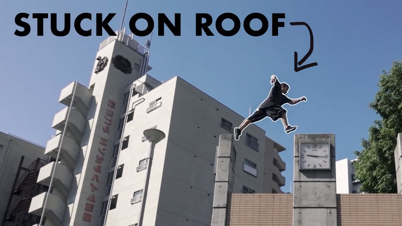 Japanese SCHOOL KID TRIES PARKOUR...