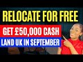 Move to uk for free  accommodation provided