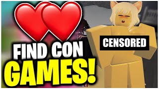 If you search sent_cons in Roblox, you can find sexually explicit games.  Here's how they look like in the menu. : r/ElsaGate