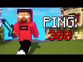 I Played Solo Bedwars With 300 Ping