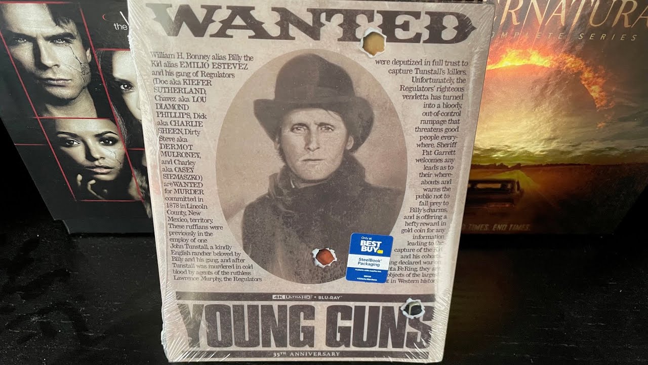 Young Guns 4K Ultra HD Blu-ray SteelBook Unboxing