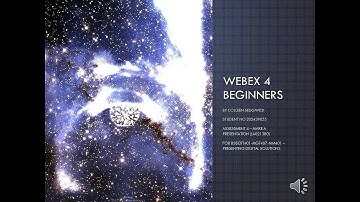 WebEx 4 Beginners
