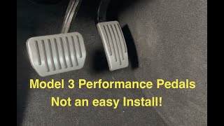 Tesla Model 3 Performance Pedals Install