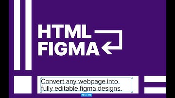 How to convert a HTML webpage into a Figma Design #figma #html #webdesign #figmatips