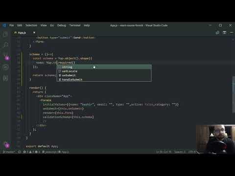 028 - ReactJS بالعربية - Fromik - Validation  & ErrorMessage Component