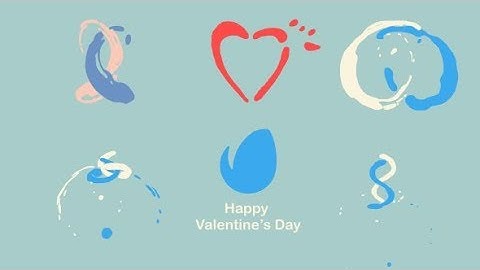 After Effects Template: Valentine day logo