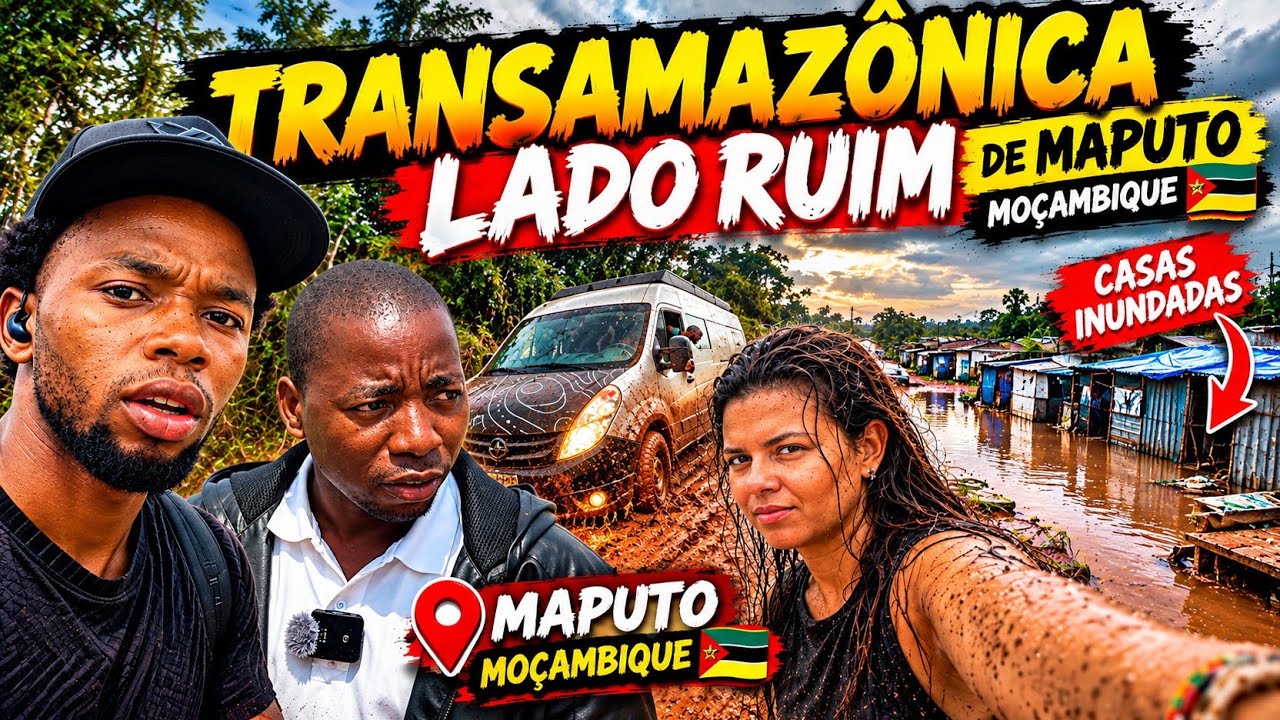 LEVEI MEU AMIGO PARA CONHECER UMA PARTE ESCONDIDA DE MAPUTO 🇲🇿 | TRANSAMAZÔNICA 