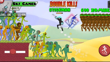 600 Zombie Chapter 3 Farm level 106-108 Stickman Zombie Shooter