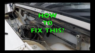 How to fix a windshield wiper motor Jeep Wrangler Tj - YouTube