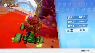 CTR:NF - Time Trial (STP) - Spyro Circuit 1:42.74