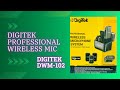 Digitek Wireless Professional Microphone DWM 102 Unboxing & Features Overview ANC I Bluetooth