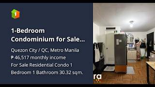 1-Bedroom Condominium for Sale in Flora Vista, Quezon City