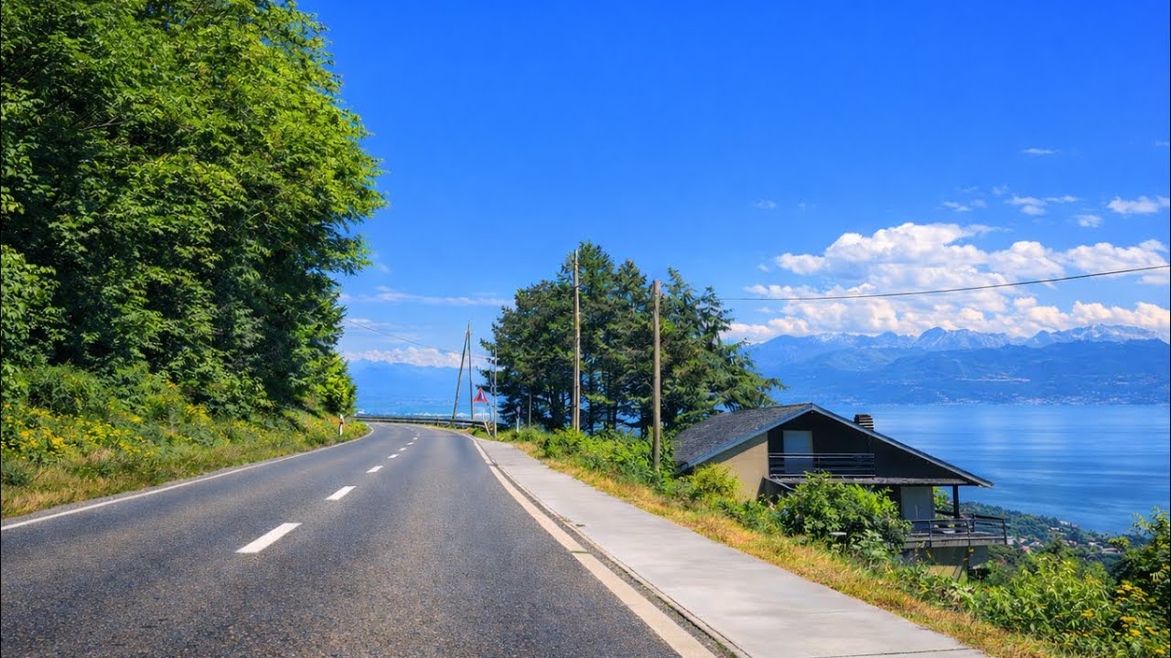 Geneva to the Swiss Alps | Scenic Summer POV Drive (4K)