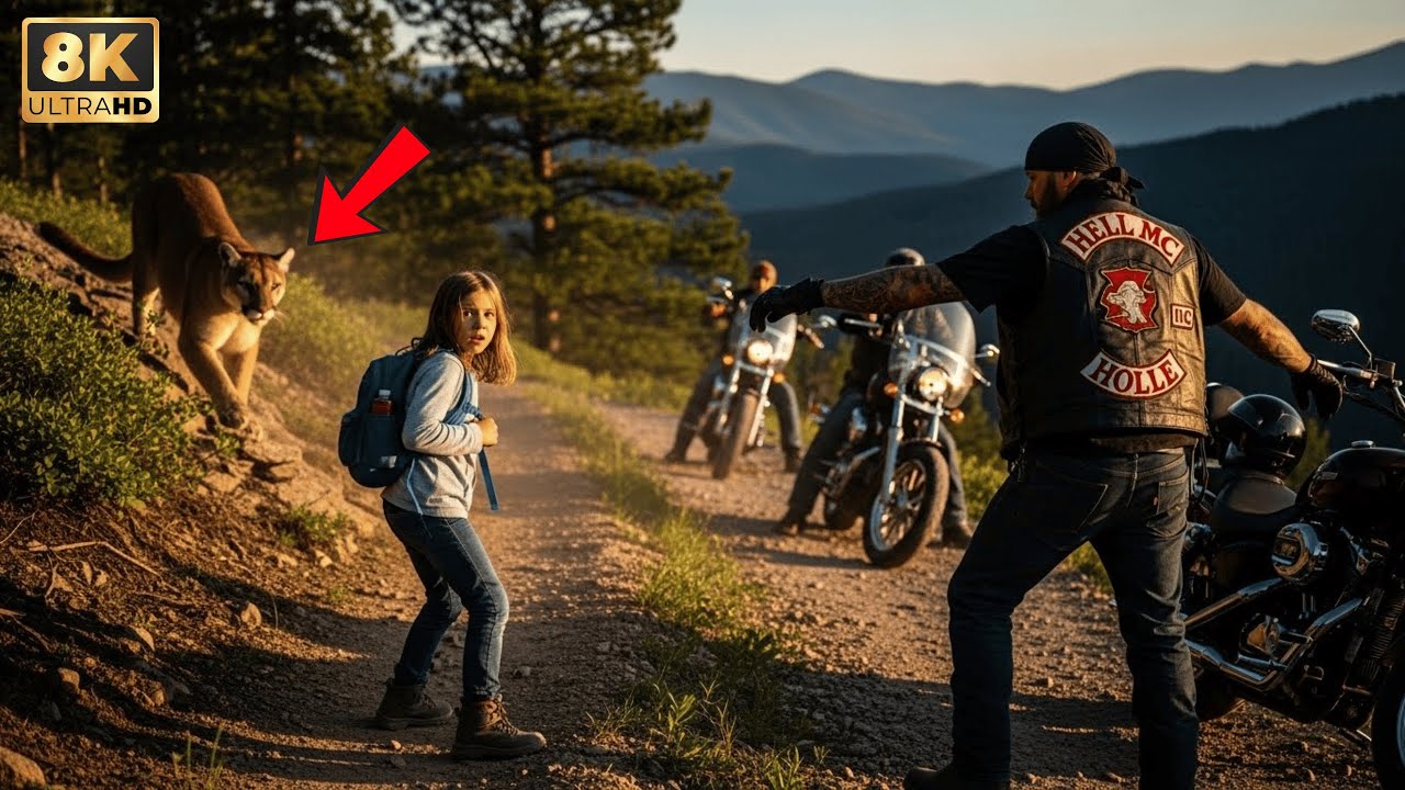 CHILD FACE-TO-FACE WITH COUGAR… This Biker's COURAGE Changed EVERYTHING