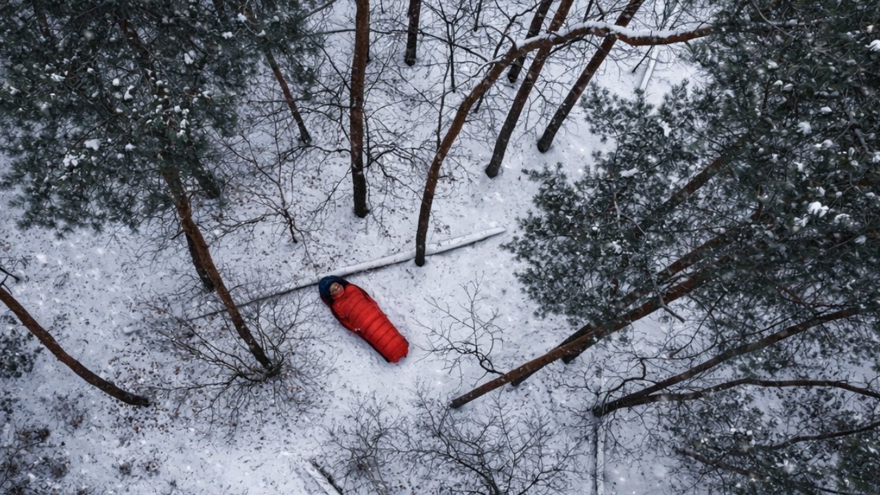 Tylko śpiwór i -12°C - Noc pod gołym niebem (Zimowy biwak)