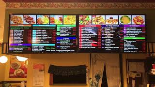 [Teriyakian] Asiaginger Teriyaki Renton TV Menu Board