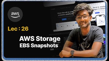 Lec : 26 - EBS Snapshots: Create, Delete, Copy Across Regions, and Recovery in AWS