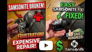 How to Replace Samsonite Spinner Wheels (Universal Suitcase Repair)