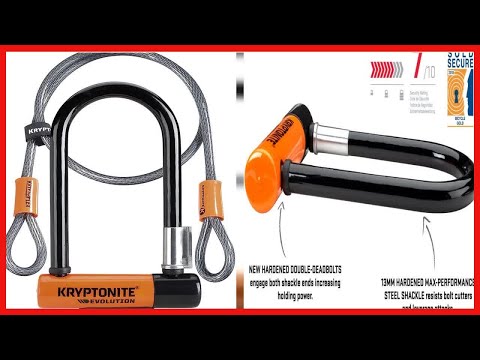 Kryptonite Evolution 11-14mm U-Lock with FlexFrame-U Bracket
