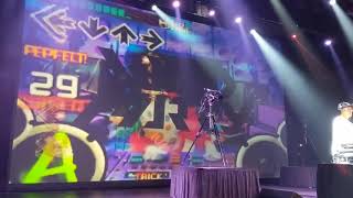 The AWA 2019 VJs were having fun with the visuals...