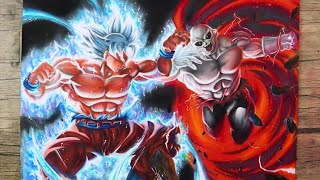 Drawing GOKU MUI VS JIREN Full Power _ FINAL BATTLE ___