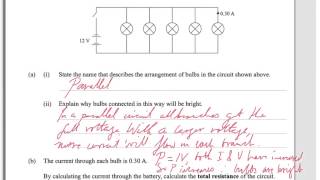 2012 Level 1 Electricity: Question 2