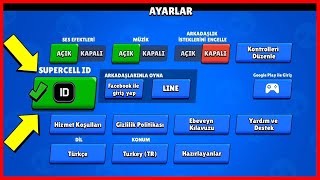 ❓ SUPERCELL ID NASIL BAĞLANIR - Supercell id Hesabı Nasıl Yapılır Açılır - [Brawl Stars]