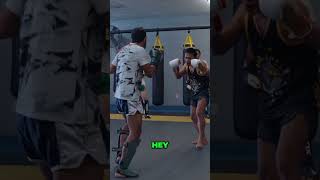 Lerdsila Teaches Muay Thai Techniques in Clovis #shorts
