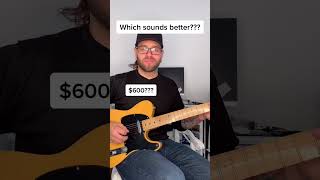 Fender Telecaster VS Amazon Telecaster