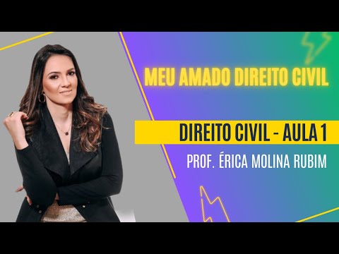 AULA 1 - MEU AMADO DIREITO CIVIL