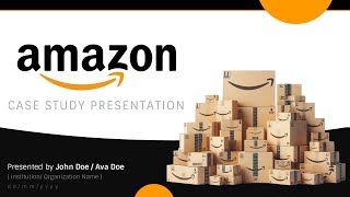 Amazon Case Study Animated PPT Template
