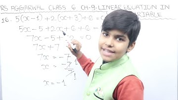 Rs Aggarwal - Exercise 9B - Question Number 15 to 17- Linear equation in one variable Class 6 -glory