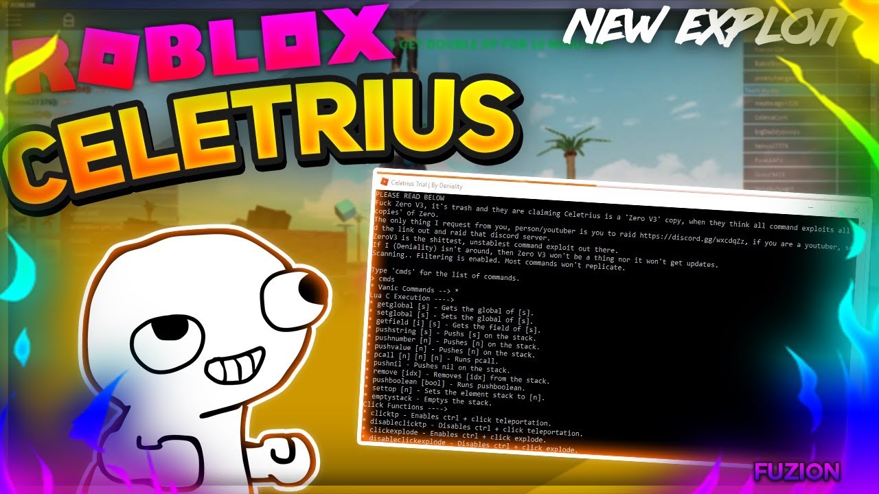 [NEW] xd83d;xdd25;ROBLOX Exploit / Hack xd83d;xdd25;CELETRIUS [OP]  FF, FOGCOLOR, ESP  July 2017  YouTube