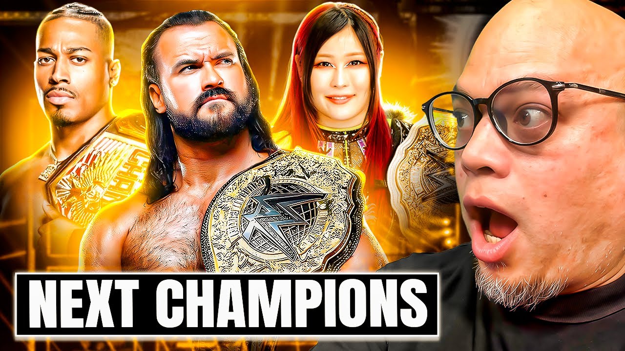 Predicting EVERY NEXT TWO Champions in WWE!!