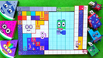 Looking for Numberblocks NEW 54 138 Puzzle Tetris Shape | ASMR chirping of birds