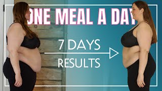 First Week of OMAD | One Meal a Day | Weight loss