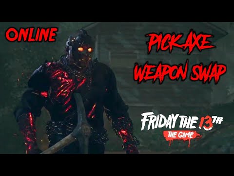 Friday The 13th The Game: Play With Savini Jason (Pick Axe Weapon Swap) Online Round - YouTube