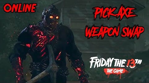 Friday The 13th The Game: Play With Savini Jason (Pick Axe Weapon Swap) Online Round