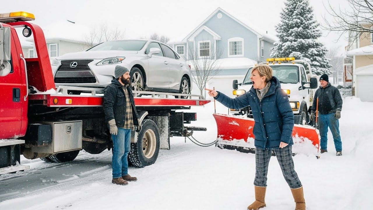 HOA Karen Blocked My Snow Removal Truck, I Had Her Car Towed For Obstructing Service Vehicle