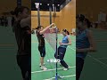【BIRDJAPAN】五十嵐vs志田|ブタミントン対決 #shorts